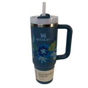 Stanley Blue Spruce Tropic 30 oz Mother's Day Floral Quencher Tumbler NIB
